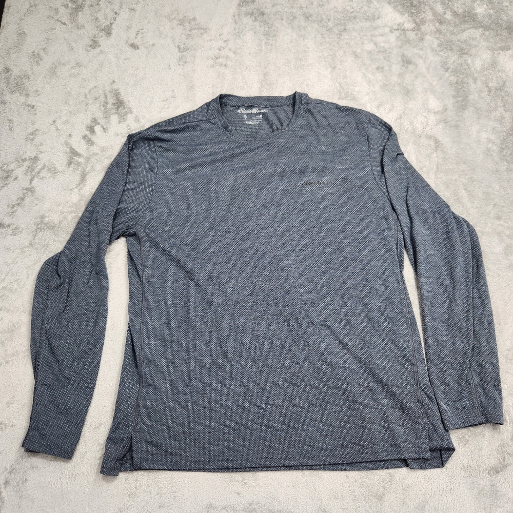 Eddie Bauer FreeDry Men's Long Sleeve Crewneck Shirt - Size Medium - EUC